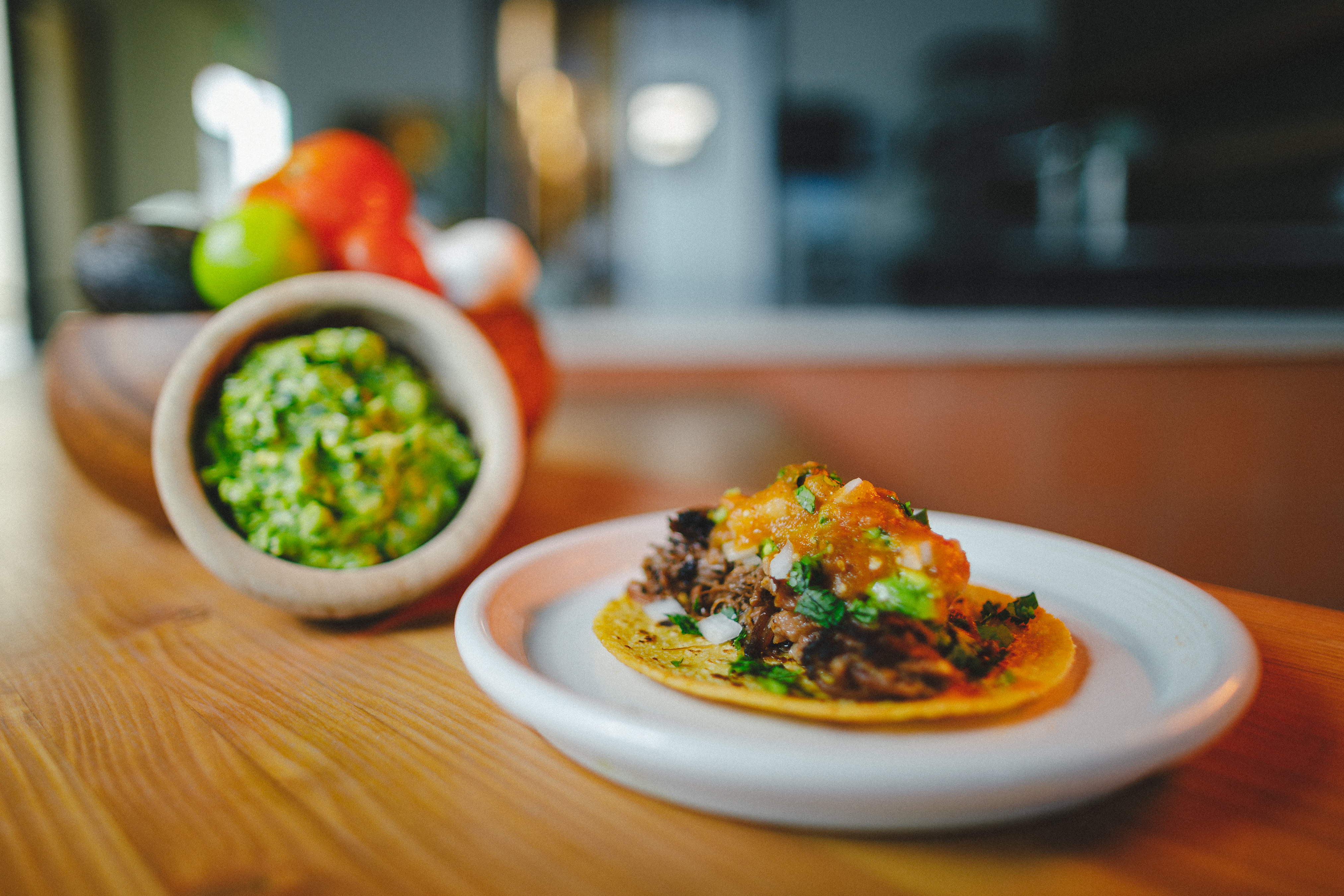 Interior of Alma Tacos